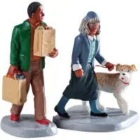 Lemax Kerstfiguur Happy to help set of 2