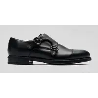 Solari Milano Veterschoen 'Monk Strap' zwart