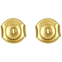 Dear Me Oorbellen 'Earring Backs 14K' goud