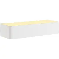 SLV Hoekige WL 149 R7S wandlamp wit