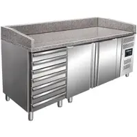 Saro Pizzawerkbank Saro, 2 deurs 7 lades, 203(B)x103(H)x80(D), 230V/350W