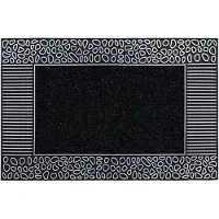 Rugsx Ruitenwisser BH 222 stenen, anti slip, extern, intern, op een rubber - zilver 45x70 cm