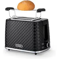 HomeShopXL Retro broodrooster, zwart - Vintage broodrooster