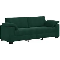 vidaXL 3-zitsbank donkergroen 220x77x82 cm fluweel