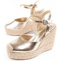Montevita Espadrilles Met Sleehak Balenci Goud