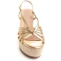 Montevita (Gouden, 39) Espadrille-sandaal Voor Dames. Wesparto5 88501