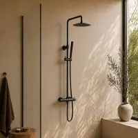 Boss & Wessing Bws | colorato | regendouche 20 cm met handdouche | mat zwart