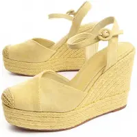 Montevita (Groente, 37) Espadrille Met Sleehak Voor Dames Wesparto9 88511