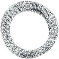 vidaXL Concertina-draad, prikkeldraad, klingdraad, verzinkt staal, 100 meter