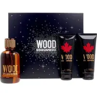 Dsquared2 - Wood pour Homme cadeauverpakking: EDT 100 ml, douchegel 100 ml en aftershave balsem 100 ml