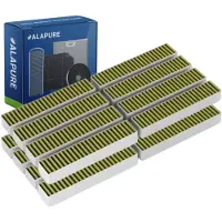 Alapure 2x CleanAir Plus Koolstoffilter voor Siemens 17005507 / LZ21WWB16 (8 St)