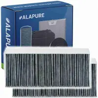 Alapure 2x CleanAir Active-Koolfilter voor Gaggenau 11018621 / AA210110 / 11010506