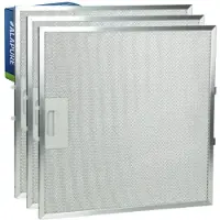 Alapure 3x Metaalfilter voor KitchenAid 481248058144 320x320x10mm