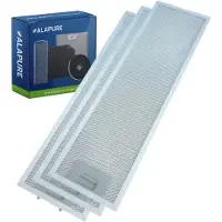 Alapure 3x Metaalfilter voor AEG 50287156009 497x170mm