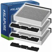Alapure 3x CleanAir Koolstoffilter voor Blaupunkt 11049701
