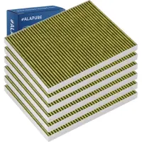 Alapure 2x CleanAir Plus Koolstoffilter voor Siemens 11034226 / 17004041 / LZ21JXB16 (3 St.)