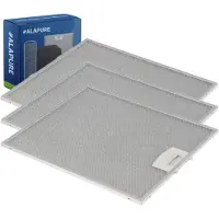 Alapure 3x Metaalfilter voor Siemens 363095 / 00363095 320x280x8mm