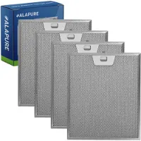 Alapure 4x Metaalfilter voor Faber 1330071330 300x252x9mm