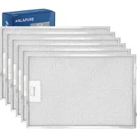 Alapure 6x Metaalfilter voor Viva 742967 / 00742967 388x265x8mm