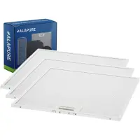 Alapure 3x Metaalfilter voor Neff 672373 / 00672373 313x287x8mm