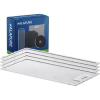 Alapure 4x Metaalfilter voor Neff 435204 / 00435204 350x165mm