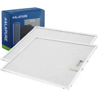 Alapure 2x Metaalfilter voor Best 80877665 342x285x8mm Metaalfilter