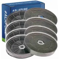 Alapure 4x Koolstoffilter voor Grundig 971100007 / 9189204771 (2 St.)