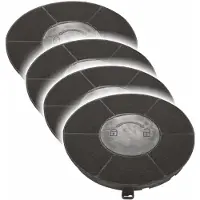 Wpro 4x Koolstoffilter Type 48 / AMC037