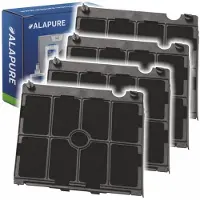 Alapure 4x Longlife Koolstoffilter met Filterhouder voor V-Zug H42232 / H4.2232