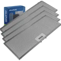 Alapure 4x Metaalfilter voor Bauknecht 481248058314 458x175x8mm