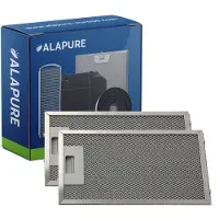 Alapure 2x Metaalfilter voor Novy 563-8045 / 6830020 308x148mm