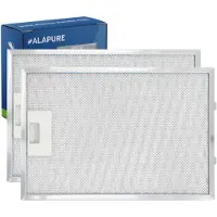 Alapure 2x Metaalfilter voor Balay 362380 / 00362380 320x220mm