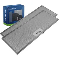 Alapure 2x Metaalfilter voor Hotpoint-Ariston 481248058314 458x175x8mm