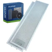 Alapure 2x Metaalfilter voor Electrolux 50287156009 497x170mm