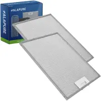 Alapure 2x Metaalfilter voor Electrolux 4055107017 380x283mm