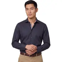 Ledub Strijkvrij overhemd Modern Fit strijkvrij