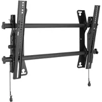 Chief Fusion Medium: Kantelbare wandhouder voor schermen van 32-65 inch - Zwart - Bevestigingsset (inclusief 2 verbindingsbeugels)