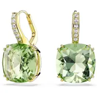 Swarovski Oorbellen 'MILLENIA' goud / groen / transparant