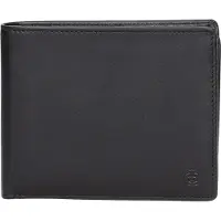 Esquire Portemonnee Slim Wallet Black Zwart