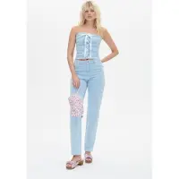 Baum und pferdgarten Maoki Shirt Blue Worn Out Denim Maat: 32 | Onderhemden Outlet | Dames | Blauw