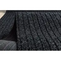 Rugsx Ruitenwisser anti slip per strekkende meter CEYLON extern, intern, op een rubber - anthracytkleuring 0923 200cm 200x200 cm