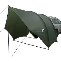 vidaXL Achterklep luifel waterbestendig Leger Groen 405 x 280 x 220 cm