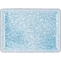 Wilmax Porseleinen Opscheplepel Blauw Wit 23,5 x 17 cm