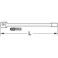 Ks Tools 9638321 9638321 Zeskant Steeksleutels 75 mm