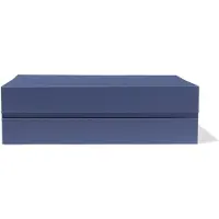HEMA Doos met magnetische deksel A4 karton blauw