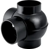 Geberit GE PE dubbele bocht, 88,5/90 graden, diameter 110/110 mm, artikelnummer 367335, 1 stuk.