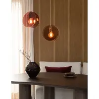 It's About Romi Hanglamp Toledo, crème / amber, Slaapkamer, Glas, Modern, hanglamp