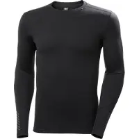 Helly Hansen Lifa Merino Midweight Crew, 3/4 Pant Set, heren, zwart