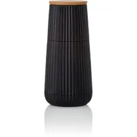 AdHoc Scape Peper- of Zoutmolen – Zwart – Handmatig – Keramisch Maalwerk – Verstelbare Molen – Modern Design – 12,3 cm