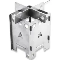 Bushcraft Essentials EDCBox BCE-002 Stainless Steel, opvouwbare stove